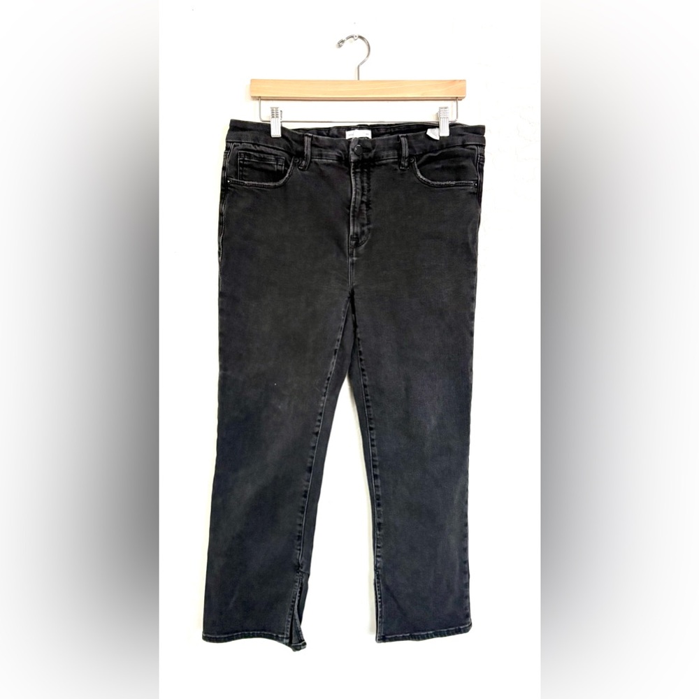 Good American Black High-Rise Denim Jeans